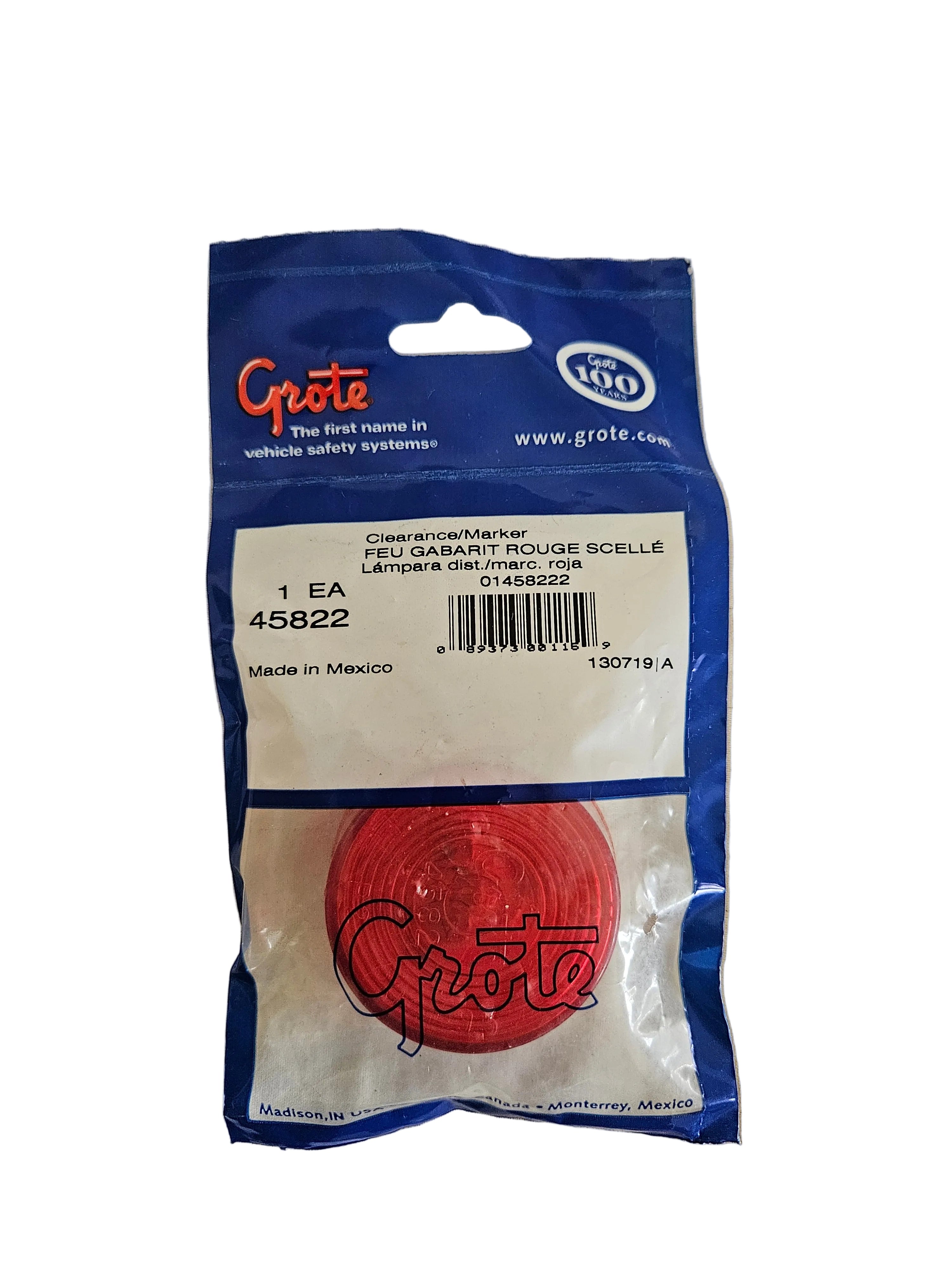 Grote 45822 2" red Clearance marker Light (10pk)