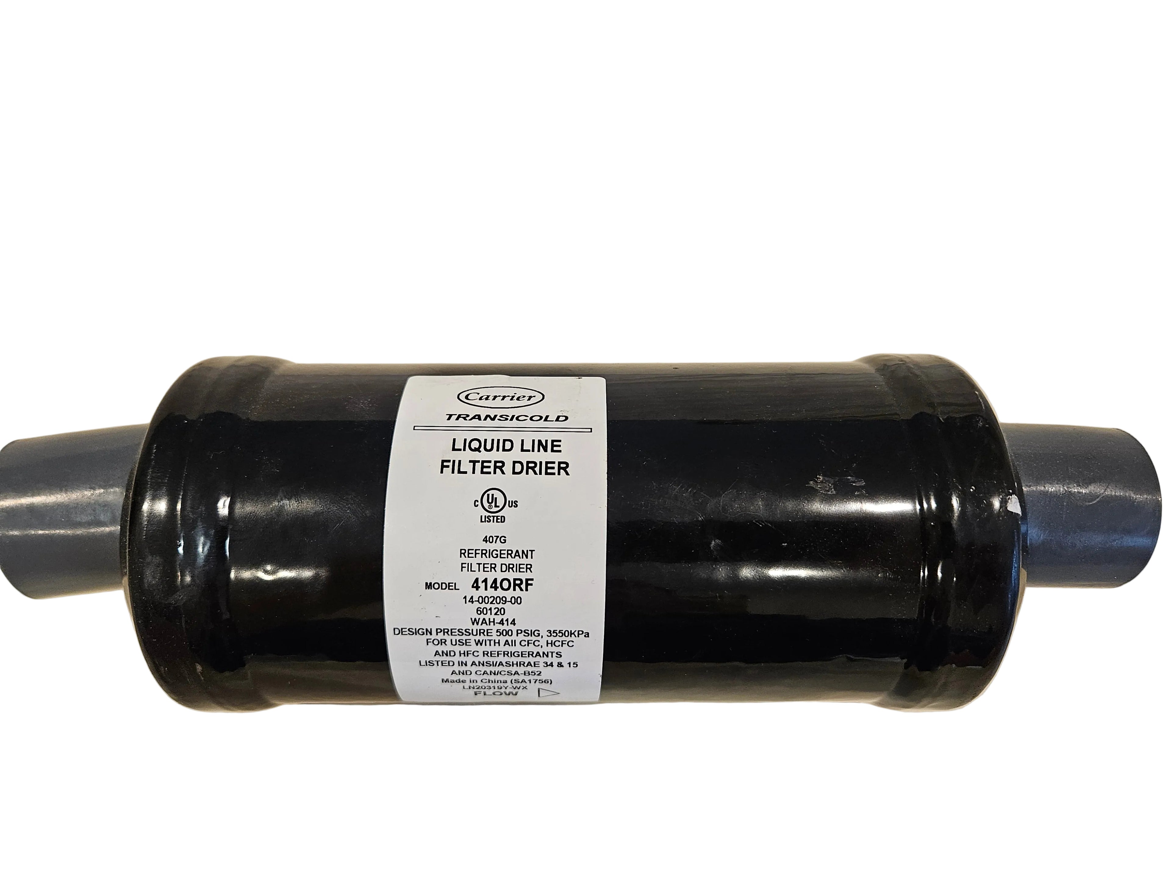 Carrier Transicold liquid line filter drier (Part #14-00209-00)